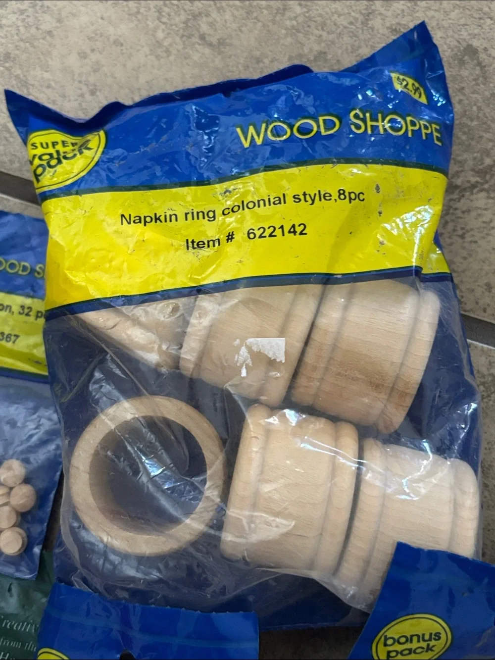 Wooden craft lot